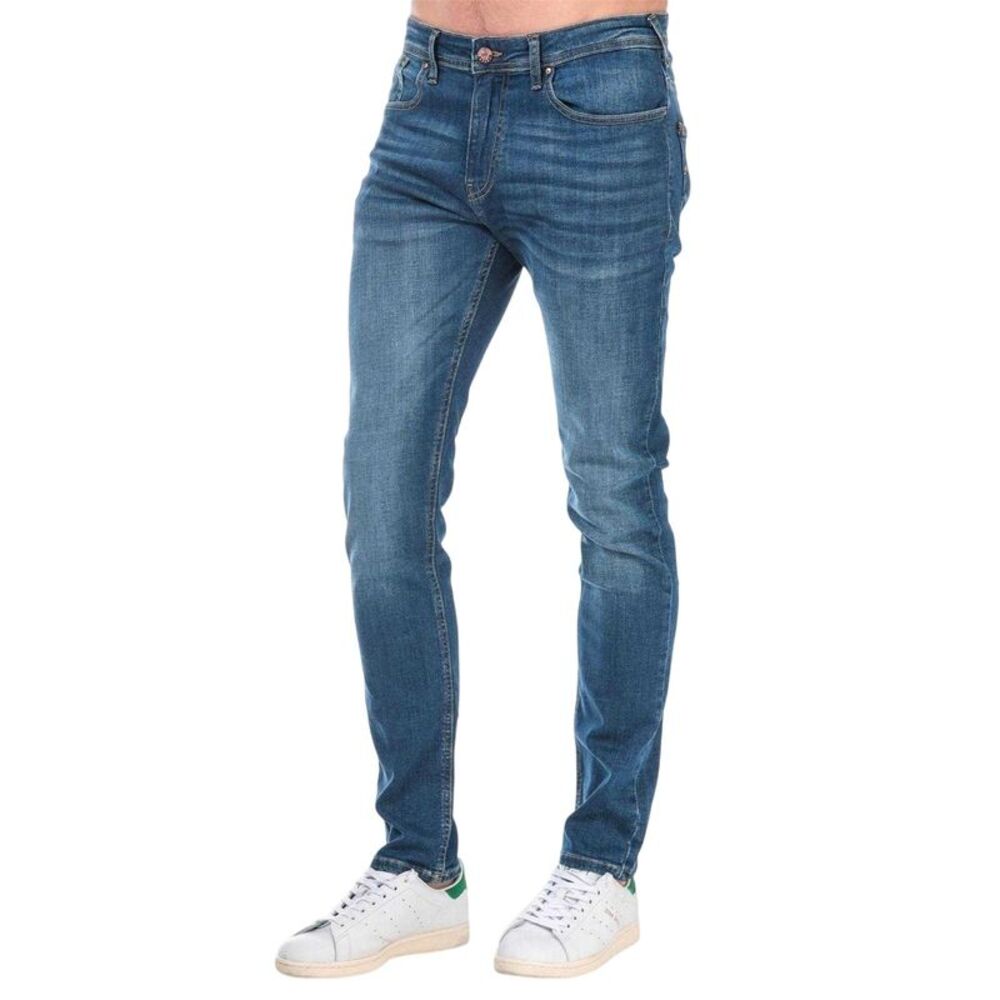 Duck and Cover Mens Overbug Tapered Jeans / Denim